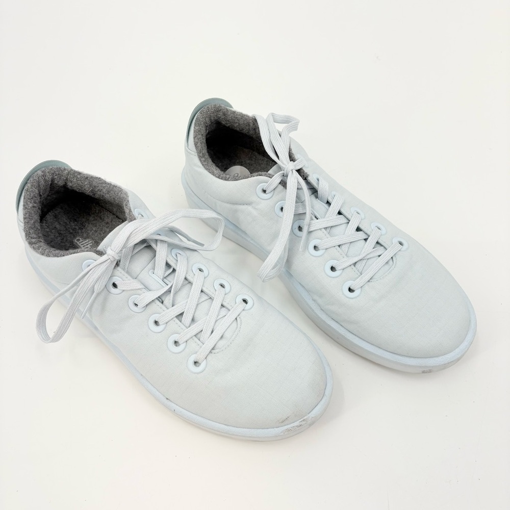 Allbirds WP Wool Pipers Lace Up Low Top Light Blue Womens 9